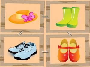 Раскраска обувь для дошкольников #24 #424832