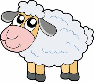 Раскраска овечка для детей 3 4 лет #15 #425073