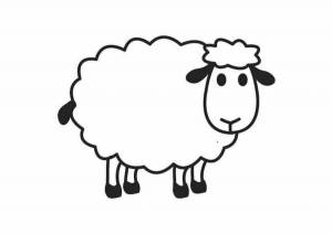 Раскраска овечка для детей 5 6 лет #17 #425112