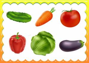 Раскраска овощи для детей 2 3 лет #9 #425142