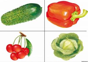 Раскраска овощи для детей 2 3 лет #21 #425154
