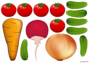 Раскраска овощи для детей 3 4 лет #14 #425183