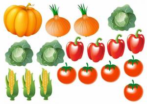 Раскраска овощи для детей 3 4 лет #24 #425193