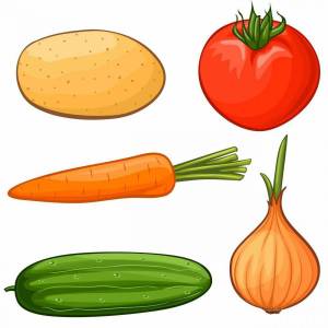 Раскраска овощи для детей 4 5 лет #5 #425212
