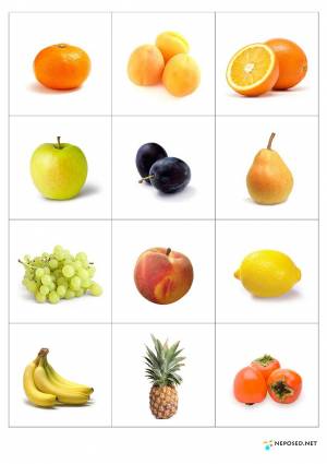 Раскраска овощи и фрукты для детей 2 3 лет #20 #425303