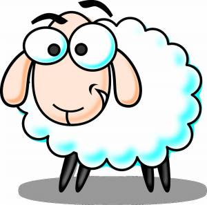 Раскраска овца для детей #9 #425368