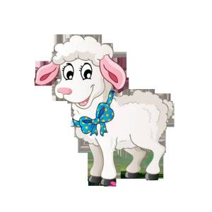 Раскраска овца для детей #18 #425377