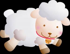 Раскраска овца для детей #22 #425381