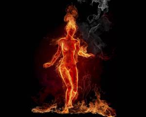 Раскраска огненный человек #8 #425552