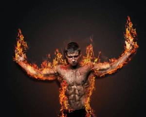 Раскраска огненный человек #13 #425557