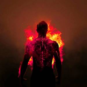 Раскраска огненный человек #20 #425564