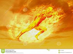 Раскраска огненный человек #28 #425572