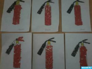 Раскраска огнетушитель для детей 5 6 лет #29 #425612
