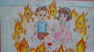 Раскраска огонь друг огонь враг для детей #4 #425665