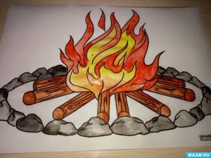Раскраска огонь друг огонь враг для детей #15 #425676