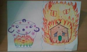 Раскраска огонь друг огонь враг для детей #31 #425692