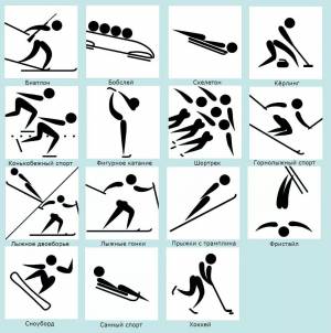 Раскраска олимпийские зимние виды спорта #3 #427240