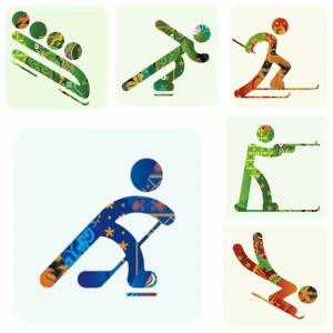 Раскраска олимпийские зимние виды спорта #12 #427249
