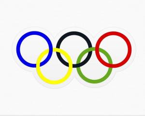 Раскраска олимпийские кольца для детей #20 #427333
