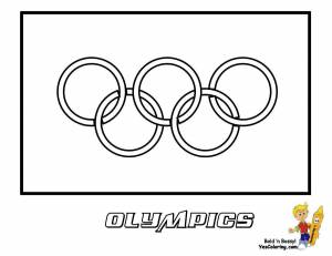 Раскраска олимпийские кольца для детей #27 #427340