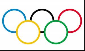 Раскраска олимпийские кольца для детей #30 #427343