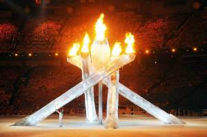 Раскраска олимпийский огонь #18 #427392
