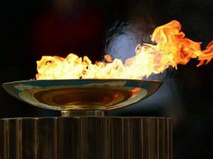 Раскраска олимпийский огонь #25 #427399