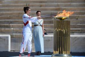 Раскраска олимпийский огонь #38 #427412