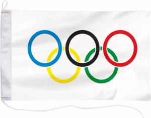 Раскраска олимпийский флаг #12 #427424