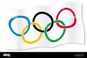 Раскраска олимпийский флаг #37 #427449