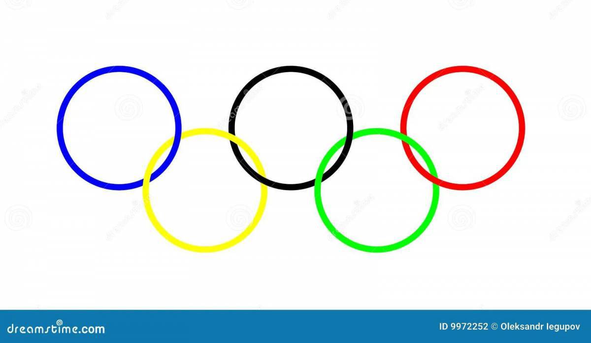 Олимпийские кольца для детей #5