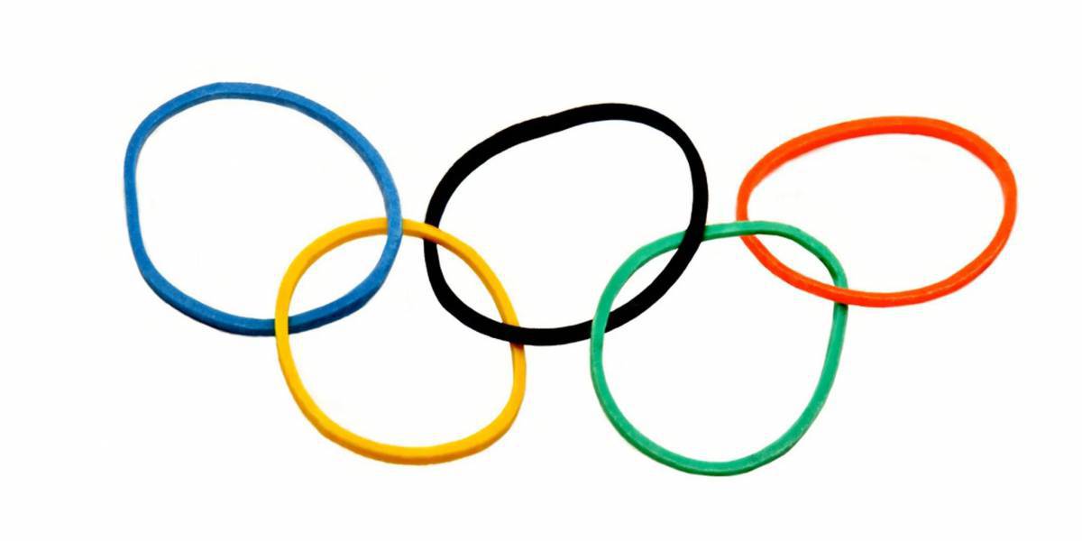Олимпийские кольца для детей #15