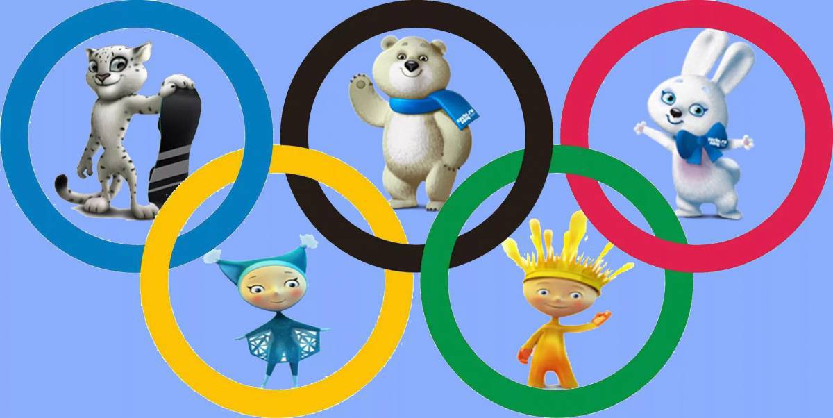 Олимпийские кольца для детей #16