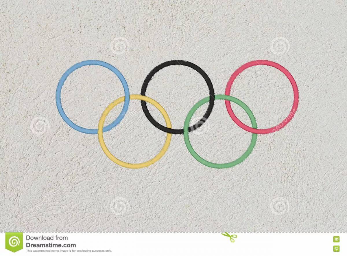 Олимпийские кольца для детей #17
