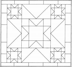 Раскраска орнамент геометрический для детей #19 #428789