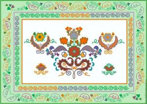 Раскраска орнамент татарский для детей #28 #428900