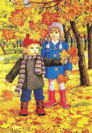 Раскраска осень для детей #13 #429466
