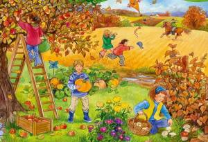 Раскраска осень для детей #14 #429467