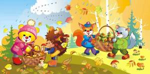 Раскраска осень для детей #16 #429469