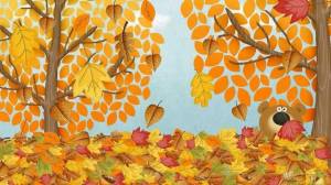 Раскраска осень для детей #39 #429492