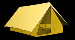 Раскраска палатка для детей #1 #432077