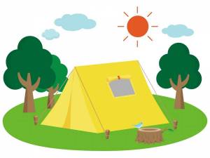 Раскраска палатка для детей #13 #432089