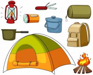 Раскраска палатка для детей #16 #432092