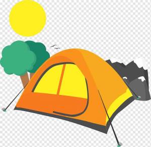 Раскраска палатка для детей #25 #432101