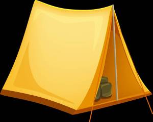 Раскраска палатка для детей #33 #432109