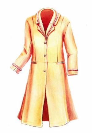 Раскраска пальто для детей #13 #432413