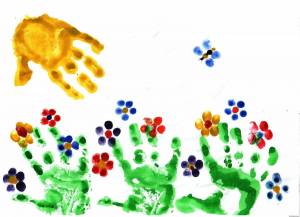 Раскраска пальчиковая для детей 2 лет #9 #432553