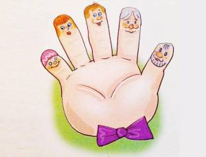 Раскраска пальчиковые для малышей #1 #432622