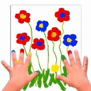 Раскраска пальчиковые для малышей #3 #432624