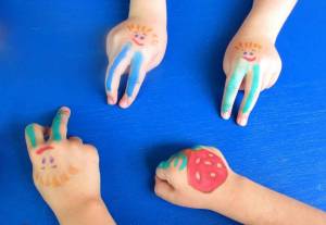 Раскраска пальчиковые для малышей #9 #432630